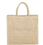 Дамска лятна чанта от слама, Бежов, 42x16x38см. , снимка 1