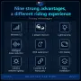 Комплект 2 бр. интеркоми за каска Bluetooth 6.0, сдвояване помежду им, CVC + DSP шумопотискане, LED , снимка 4