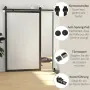 Комплект за плъзгаща се врата HOMCOM, снимка 6
