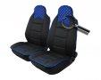 Универсална тапицерия за предни седалки от текстил и еко кожа, #1000050283, снимка 3