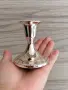 Малък посребрен свещник , снимка 1
