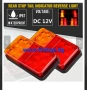 Комплект LED Диодни Стопове Стоп Задна Светлина Slim 12V За Камион Ремарке Бус Ван Каравана и др. 15, снимка 2