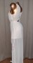 Н&М 36 Бяла, дълга ,ефирна рокля с дантела , снимка 2