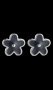 Black dominated,сребърни обеци цветя масивен модел,колвкция"Flowers",black/нови, снимка 1 - Колиета, медальони, синджири - 42376465