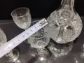 кристални чаши за ракия и гарафа , снимка 7