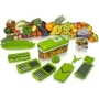 Кухненско Ренде за зеле, моркови с контейнер - N i c e r Dicer Plus от 13 части, снимка 1 - Други стоки за дома - 44747382
