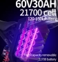 НОВО!! Електрически велосипед Hezzo D5 3000W 60V/30Ah 70 км. ч. , снимка 9