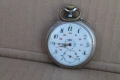 Швейцарски сребърен джобен часовник , снимка 1