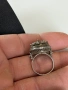 Възрожденски сребърен пръстен, маркировки корона, снимка 7