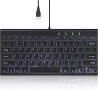 Кабелна мини клавиатура с подсветка Perixx, снимка 5