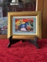Колекционерска картина Goebel Artis Orbis – „Малък син кон“ (Франц Марк), снимка 1