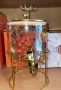 Стъклен диспенсър за напитки 2.6 L с коледен дизайн и златиста стойка, снимка 5