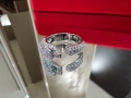 CARTIER Panthere de Cartier White Gold Paved Diamonds Дамски Пръстен, снимка 4