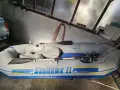 Комплект надуваема лодка Intex Seahawk II + Електрически мотор 12V (За риболов и разходки), снимка 2