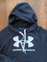 Under Armour Fleece Big Logo Hoodie - страхотно мъжко горнище р-р L, снимка 5