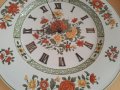 Красив кухненски порцеланов часовник чиния-Junghans, снимка 3