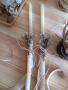 ритуални свещи, снимка 1 - Сватбени аксесоари - 44657713