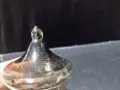 Стъклена бонбониера купа с капак захарница бонбониера и др, снимка 9
