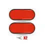 Комплект компактни LED габарити 12–24 V, червени – 2 бр., снимка 2