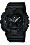 Мъжки часовник Casio G-SHOCK GA-100, черен, червен, внос от Германия, снимка 9