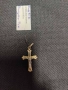 Златна висулка Кръст 0.92гр 14к, снимка 1