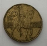 Монета от 20 чешки крони - 1993 г , снимка 2