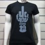 Нова мъжка тениска с дигитален печат FUCK YOU COVID 19, снимка 1