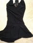 Еластична черна къса рокля с дантелен гръб , снимка 7