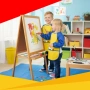 Защитна престилка за деца за рисуване, боядисване размер 98-122, снимка 4