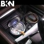 Пепелник за кола, бездимен с капак , син LED-никел, снимка 6