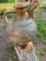 Стар голям глинен оцетник,крондир, снимка 11