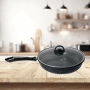 Тиган с капак Rosberg, 26х5.5см., Въгл. стомана, Черен меланж, снимка 4