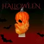 Декорация за Halloween / Хелоуин Тиквен череп с брада / комплект 2 бр., снимка 5