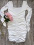 Нова къса парти кактейлна елегантна еластична бяла рокля , снимка 8