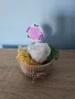 ~•°Кашпа със скандинавски мъх и сапунена роза °•~, снимка 4