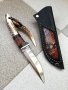 Ръчно изработен ловен нож от марка KD handmade knives ловни ножове, снимка 1 - Ловно оръжие - 39889911