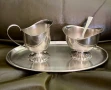 #2502# Сервиращ комплект. Посребряване. Винтидж., снимка 2