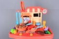 Кухня със светещи котлони, реалистични звуци и течаща вода-38 см Детска играчка сглобяема оборудвана, снимка 14