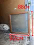 140911  ПВЦ PVC дограма прозорец 92 /88 см 70 евро   смр -цвят златен дъб  - НЕ отваряем , със стъкл, снимка 1