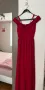Официална рокля бордо, снимка 3