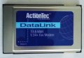 Факс модем писиемсиай карта ActionTec FM336SK DataLink 33.6K Fax/Modem PCMCIA PC Card