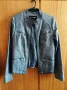 Синьо кожено яке, без забележки , размер 38, снимка 1