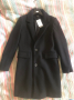 Дамско черно палто, снимка 1 - Палта, манта - 44809494