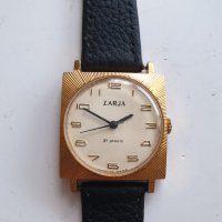 Мъжки часовник Заря Zaria 21jewels позлата АУ 10, снимка 2 - Антикварни и старинни предмети - 39636174