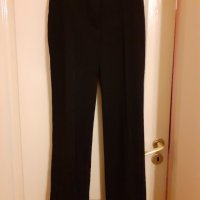 Стилен черен прав панталон, снимка 1 - Панталони - 32030351