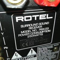 Rotel RSX-03 Surround Sound Receiver-ВНОС SWISS 1309231047L2EK, снимка 9 - Ресийвъри, усилватели, смесителни пултове - 42174622