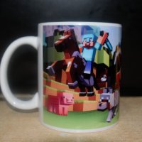 Чаша на МАЙНКРАФТ с име!Детски чаши!Чаши със снимка!MINECRAFT!, снимка 5 - Подаръци за рожден ден - 31897500
