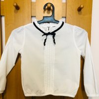Сет: Детски Бели Ризи-2 броя , снимка 3 - Детски Блузи и туники - 39918205