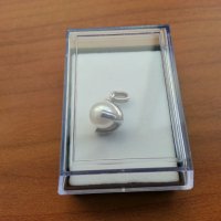 Сребърна висулка с перла , снимка 2 - Антикварни и старинни предмети - 42770748