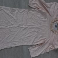 Розова блуза с ефектен ръкав, снимка 3 - Тениски - 36754961
